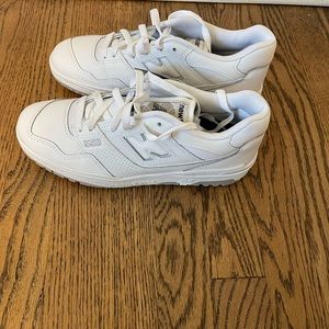 New Balance 550 mesh-trimmed leather sneakers. White. US 8 (men’s ). NWT